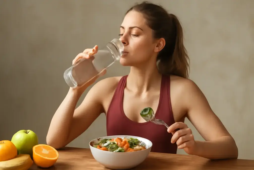 Idratazione e alimentazione combinata: il binomio che accelera il metabolismo e riduce la fatica